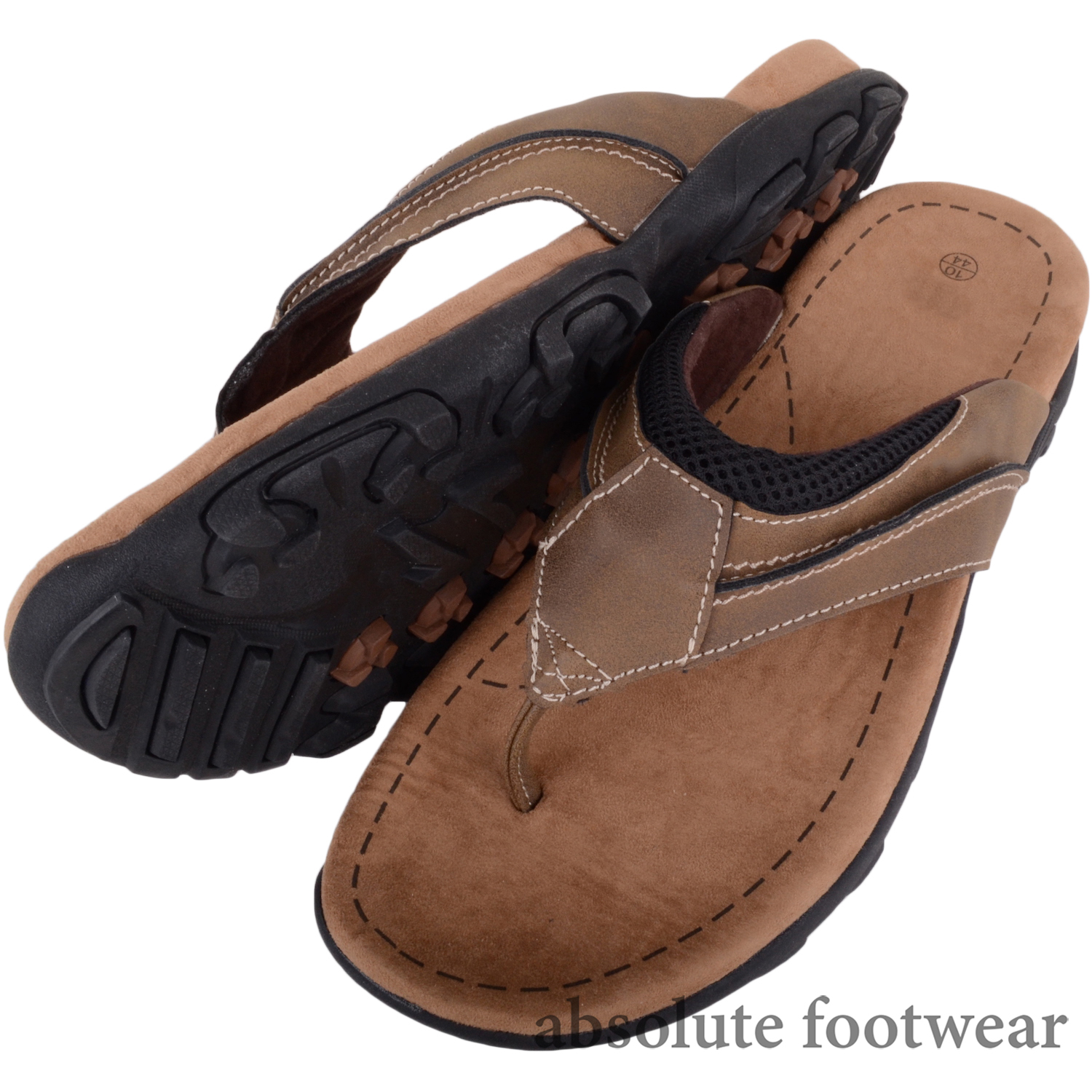 Shoes Gents Slip On Summer Beach Sandals Mens Flip Flops Holiday