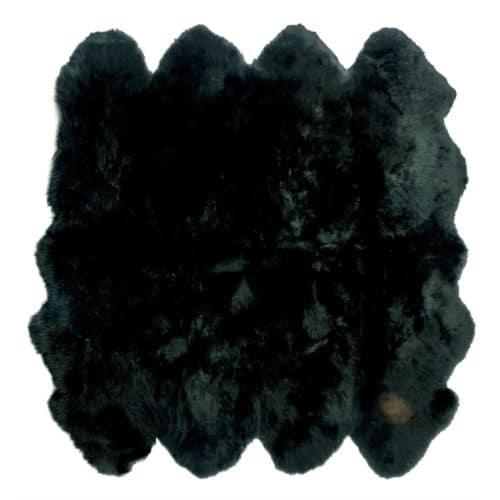 Black Octo Sheepskin Rug
