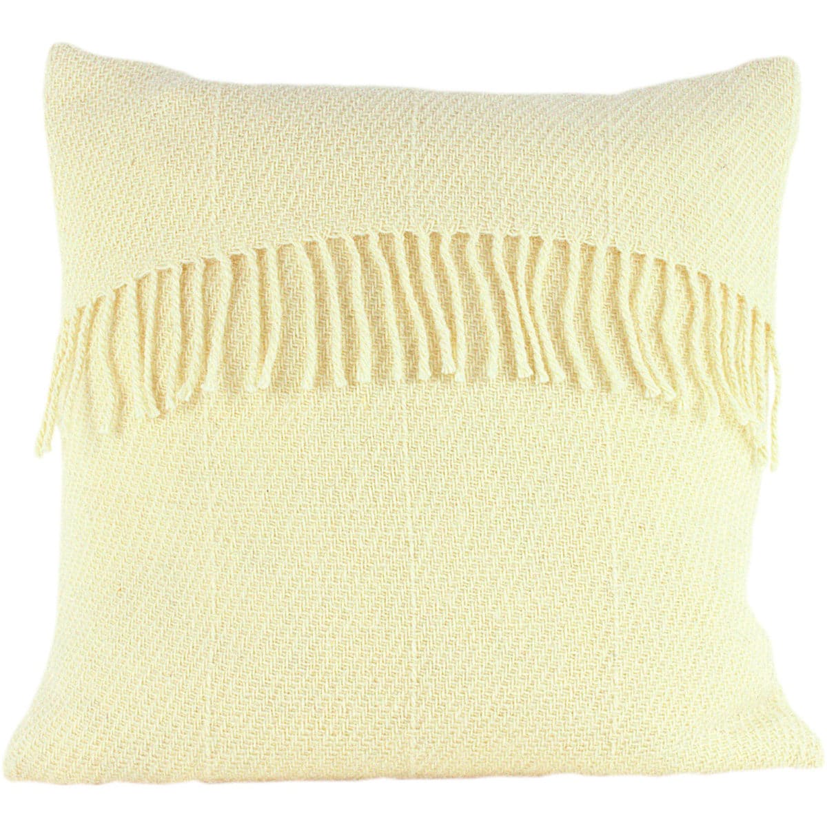 Romney Marsh Wool Cushion - White Clover - 4 sizes