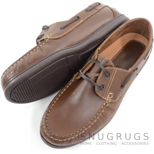 Raft Leather Boat Shoes - Brown