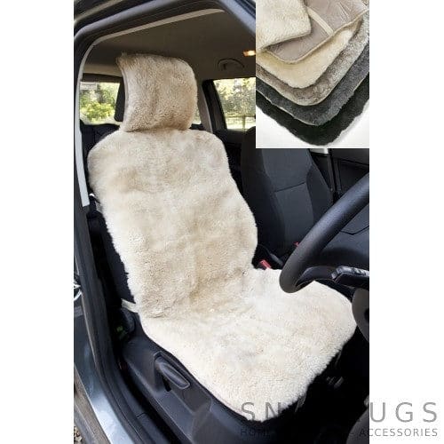Sheepskin Car Seat Cover - Available in 4 Colours