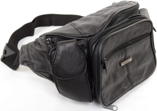 Extra Large Soft Nappa Leather Bum Bag / Waist Bag