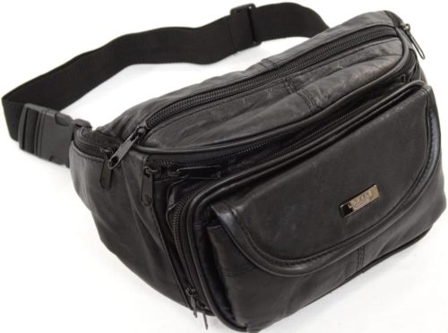 Large Soft Nappa Leather Bum Bag / Waist Bag