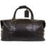 Unisex Leather Holdall - Brown