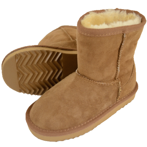 Snugrugs kids Sheepskin Boots Chestnut