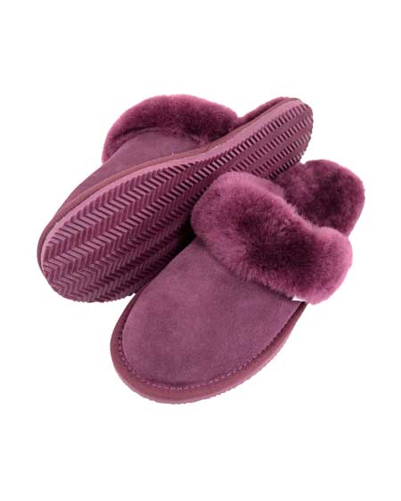 ladies sheepskin Slippers & Mules are beautifully made by Snugrugs.
