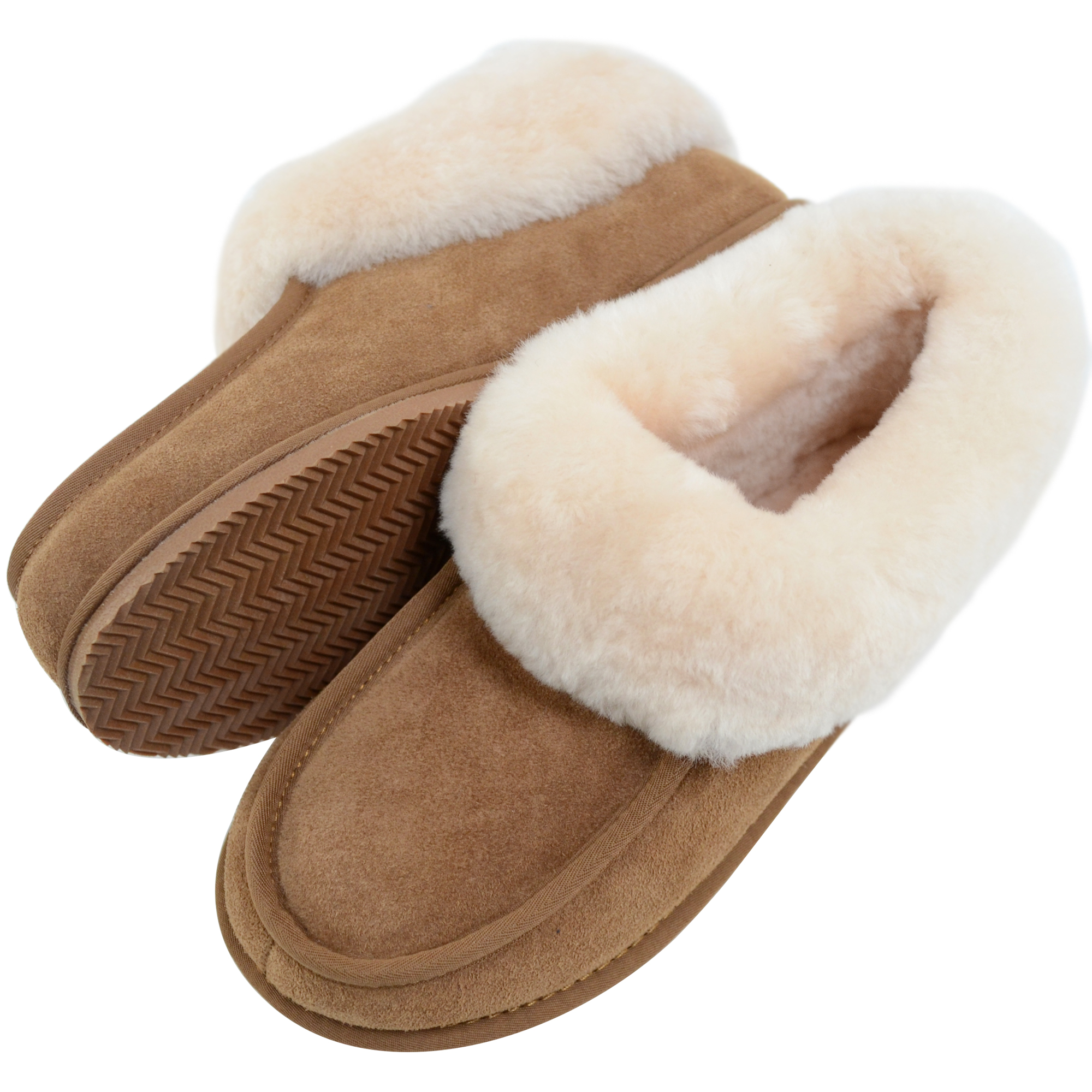 Ladies Sheepskin Cuff Slipper Boot – Betsy – Snugrugs