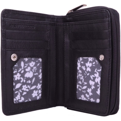 RFID Protected Leather Money / Coin Holder / Purse