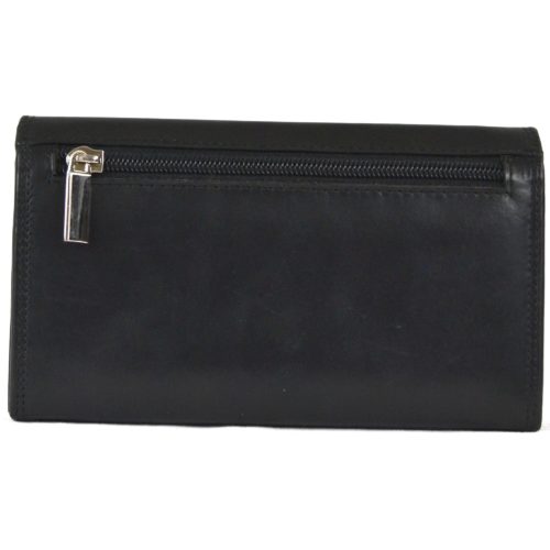 Nappa Leather Flap-Over Purse