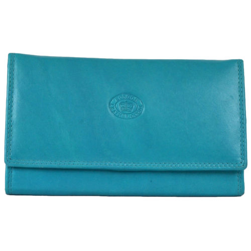 Nappa Leather Flap-Over Purse