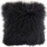 Snugrugs Mongolian Sheepskin Cushion 40cm x 40cm – Black
