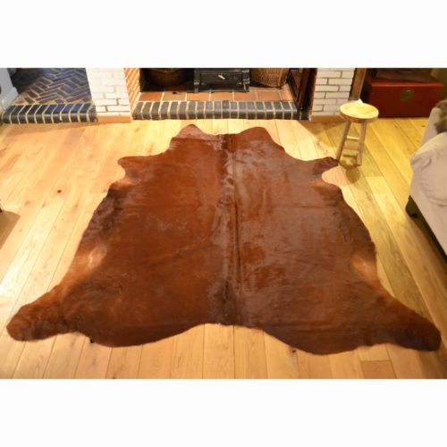 Snugrugs Cowhide Rug 159 | 260 x 220cm Coffee Dark Brown