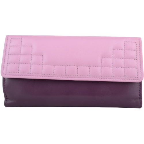 Large Soft Leather Bi-Fold Purse - Anne