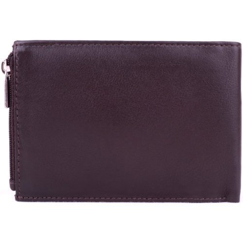 Leather Money Wallet RFID Protected - Brown