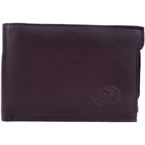 Leather Money Wallet RFID Protected - Brown