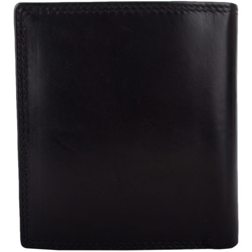 Leather RFID Protected Coin / Money Holder - Black