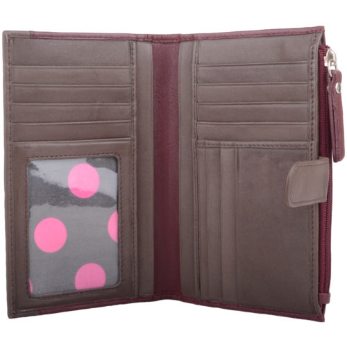 Soft Leather Slim Money / Coin Purse - Angie