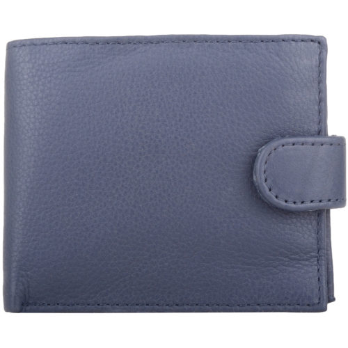 Leather Slim Bi-Fold Money / Coin Wallet - Ethan