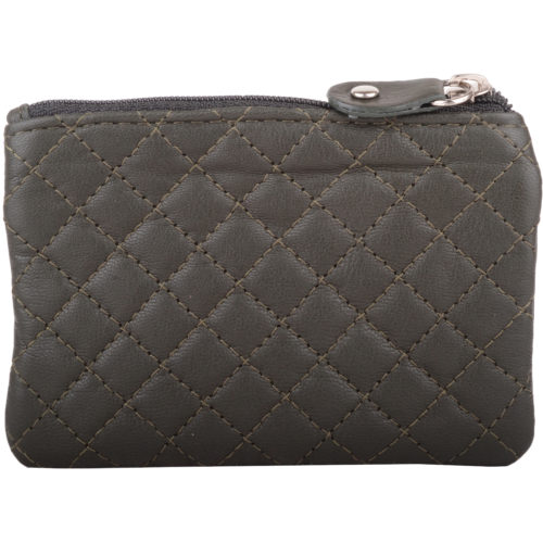 Soft Leather Quilted Detail Coin Purse - Heidi