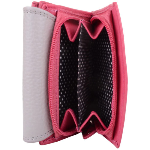 Soft Leather Bi-Fold Purse Multiple Features - Leanne
