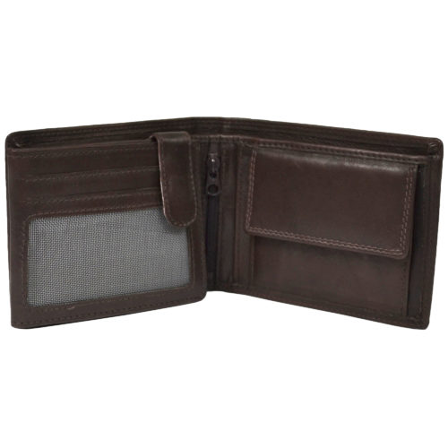Soft Tri-Fold Leather Wallet - Sam