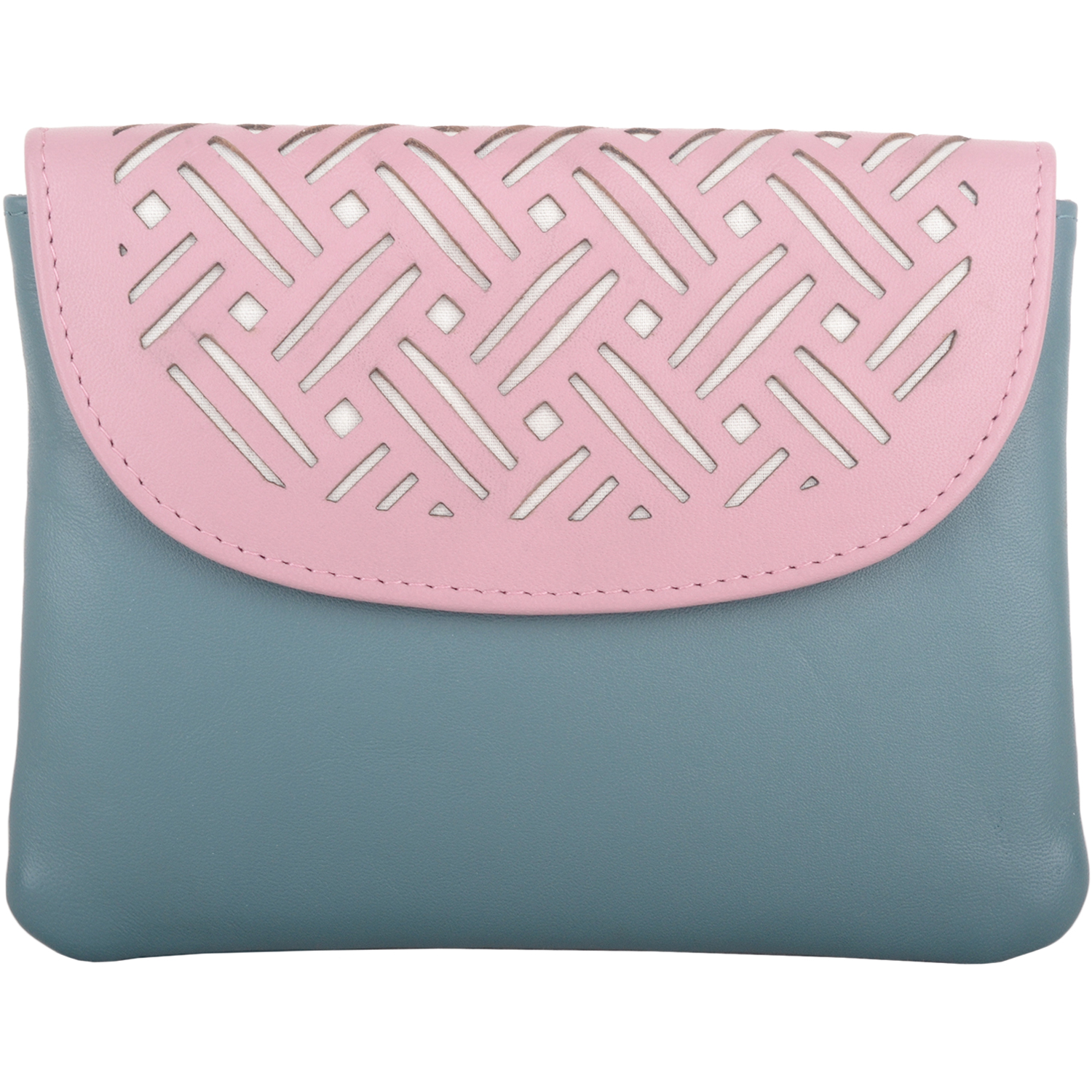 RFID Leather Laser Cut Detail Purse