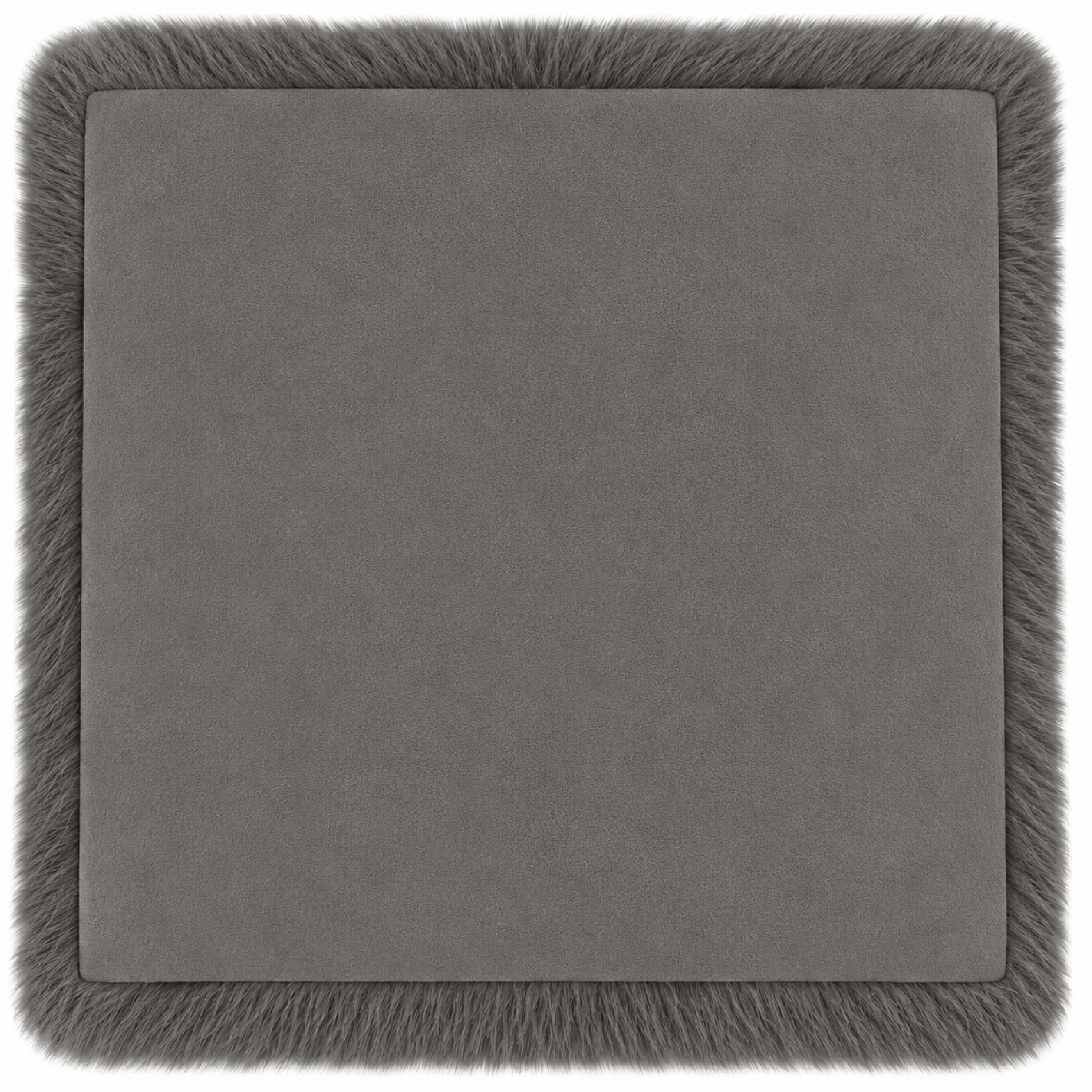 Long Wool Sheepskin Seat Pad - Grey